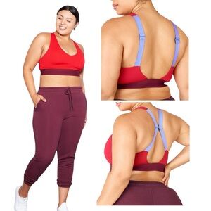 Fabletics NWT plus size All Day Every Day II convertible sports bra